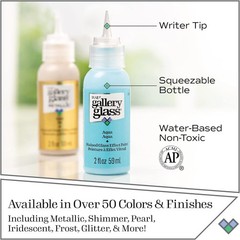 Versatile Non-Toxic Acrylic Paint Set for Windows – 18 Bottles of Colorful Fun