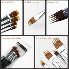 Paint Brush Comb Set – 4PCS Professional Grainer Brushes for Acrylic Painting, O