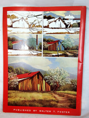 (2) vintage How to Draw & Paint ART books: “LANDSCAPES” + “WATER & WEATHER”