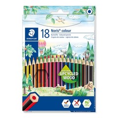 185 C18 Noris Colour Colouring Pencils 18 Assorted Colours Pack Of 18 Pencils