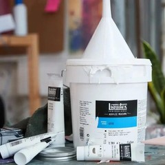 Professional Gesso Surface Prep Medium 16-oz 473ml White for Priming