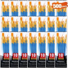 Professional 500 pcs Art Brush Set – Oil Watercolor Painting