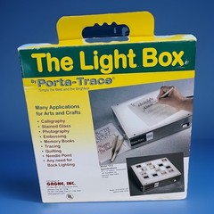 The Light Box by Ports-Trace Model 1012 w/5000 Kelvin Color Lamps Tested Works