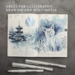 Elegant Writer Acid-Free Non-Toxic Water Based Calligraphy Marker, Chisel Tip, A