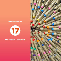 Pigma Micron Fineliner Pens – Archival Black Ink Pens – Pens for Writing, Drawin