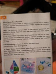 24 Color Epoxy UV Resin Pigment – Transparent Dye for DIY Art & Jewelry 2 Pack