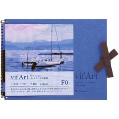 Maruman Sketchbook, VifArt Watercolor Paper, F0, Fine Grain, 15 sheets, Set of 5