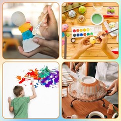 9 PCS Acrylic Paint Brushes Set,Paintbrushes for Acrylic Paint with1631