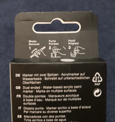 Faber-Castell Black Edition Shake and Paint Acrylic Markers Black & White