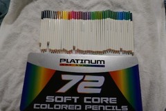 Platinum Art Supplies Soft Core Colored Pencils 48 Count