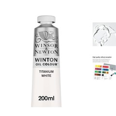 Winton Oil Color 200ml Titanium White – Chip Resistant & Satin Finish