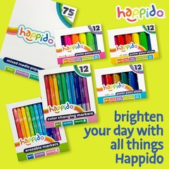 Happido Sketch Pad with 75 Pieces of Paper 9″x12″ Pad of Quality Thick 120 GS…