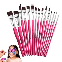 Face Paint Brush Setpcs Artist Brushes for Body Face Painting,Acrylic 15