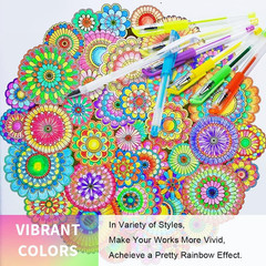 Aen Art Glitter Gel Pens, 100 Color Glitter Pen Set for Making Cards, 30% More I