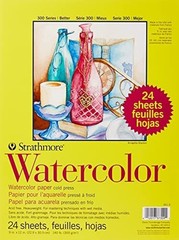 Watercolor Paper Pad, 9×12 inches, 24 Sheets, 140lb – Perfect for Artists