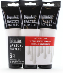 BASICS Acrylic Paint, 118Ml (4-Oz) Tube, Titanium White