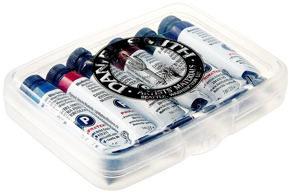 Daniel Smith Watercolor Tubes Set 6 Primatek Colors 5ml Artist Paints 39mL