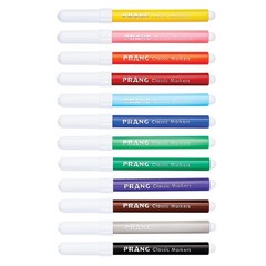 Classic Art Markers Set, Bullet Tip, 12 Assorted Colors, 48 Count Pack