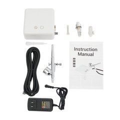 Airbrushing Tool Kit White High Pressure Air Brush Tools With Air Compressor