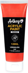 Acrylic Paint – Vermilion (120 Ml/4.06 Oz) Tubes, Rich & Vibrant Pigments, Profe