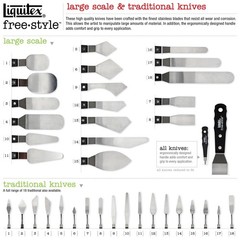 Liquitex Professional Freestyle Small Painting Knife, No. 12 Kitchen