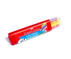 Faber Castell Grip 2001 Set Plastic Case 10 Colour Pencils 112411 PB566
