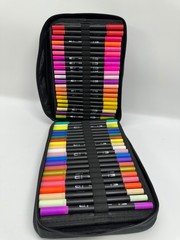 Dual Brush Markers Pens, 168 Colors Dual Tip(Fineliner & Brush) Art Markers, …