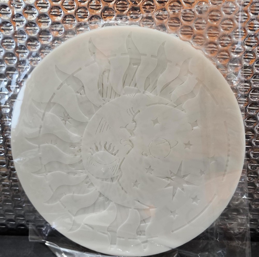 9 Pieces Mandala Sun and Moon Stencil Moon