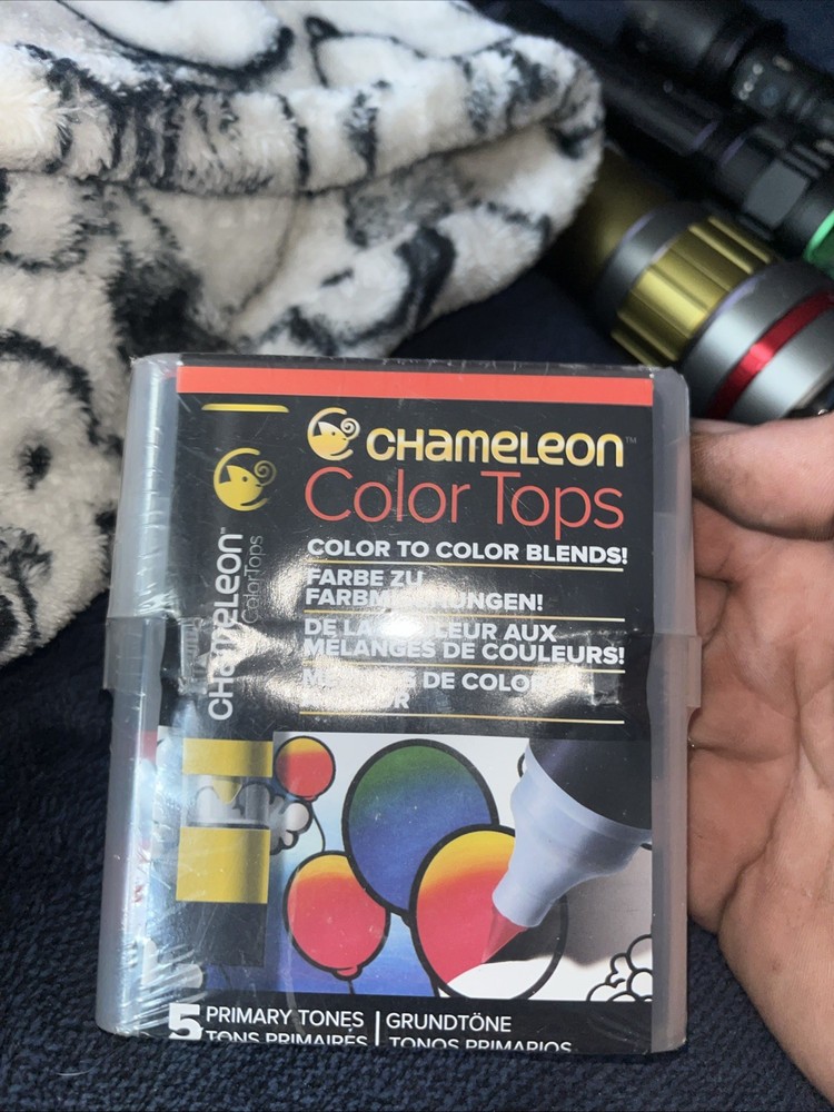 Chameleon Color Tops 5-pc. Professional Alcohol-Based Ink Primary Tones #CT4502