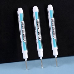 3Pcs 0.7mm [White] Permanent Paint Marker Pen for Wood Rock Plastic Glass Metal