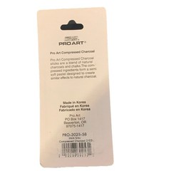 Compressed Charcoal Pro Art Brand New 3/8” X 2 1/2” PRO 3025-58 Dark Gray