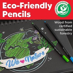 Faber-Castell Black Edition Supersoft Coloured Pencils Wallet of 50 or 100
