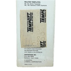 Berol Rapidesign Drafting Template Stencil Traffic Symbols 125