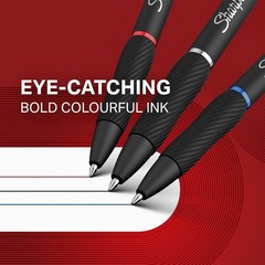 8 Count S-Gel Gel Pens, Retractable & Ergonomic, Perfect for All Writing