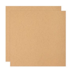 MDF Wood Board for Crafts,1/12″(2mm) Thick Medium Unfinished Wood(12x12in,2Pcs)