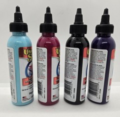 Unicorn SPiT Gel Stain & Glaze Paint Set Lot of 4 Colors 4oz Multi-Surface…