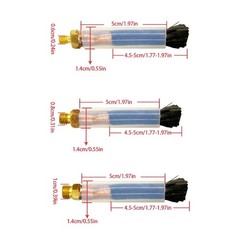 6mm/8mm/10mm size Heat Resistant Welding Brushes for Thorough Post Welding