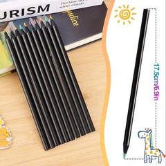 SEQ Rainbow Pencils for Kids – 8 Pack Multicolor Magic Color Changing Pencils…
