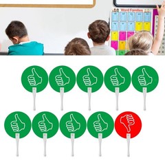 10x Multifunctional, Portable And Educational Voting Paddles