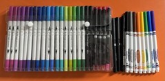 Huge Lot Of Markers 60+ Crayola And Others Bulk Various Conditions