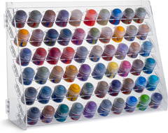 Acrylic Paint Organizer – 60 Paint Bottle Holes Compatible with Citadel Bottles