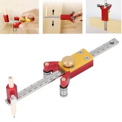 Latest Models Multifunctional scribing Ruler Parallel line Drawing Tool Gauge…