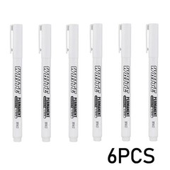 1/2/3pcs White Permanent Marker Pens For Metal, Art, Wood, Plastic, Drawing