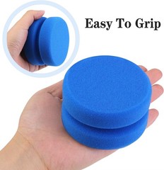 Convenient 6 Pack Blue Sponge Applicators – Art, Crafts & Car Care Essentials