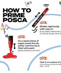 POSCA PXPC5M8 Paint Marker Pen – 8 Piece