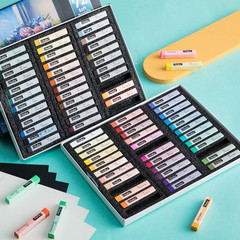 72 Long Chalk Pastel Set: 72 Pastel Colors Chalk Markers for Artists 4 Fluoresce