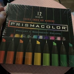 Prismacolor Art Markers Primary and Secondary Colors – 12 Count