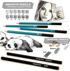 KALOUR 106 Coloring Sketching Kit Set – Art Supplies with Sketchbook & White