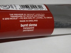 x3 Premiere By Nicole BURNT SIENNA Color Oil Paint • 38ml Tube 1.28fl oz NEW