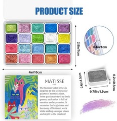 Mini Forestry Shifting 0.08 Ounce (Pack of 40), Matisse+Rococo 40 Colors